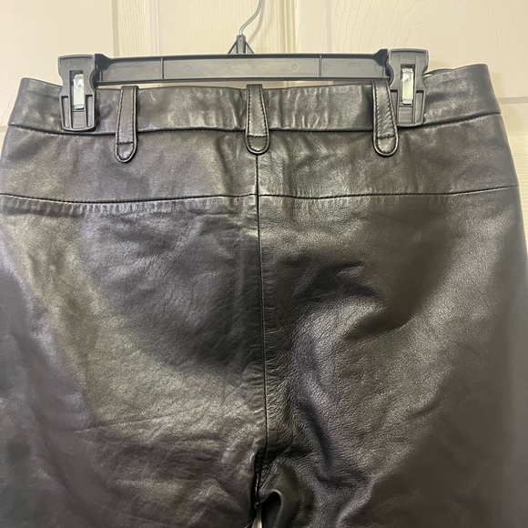 Muubaa women’s leather pants size 4 US black - Picture 10 of 12